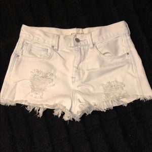 High rise short shorts